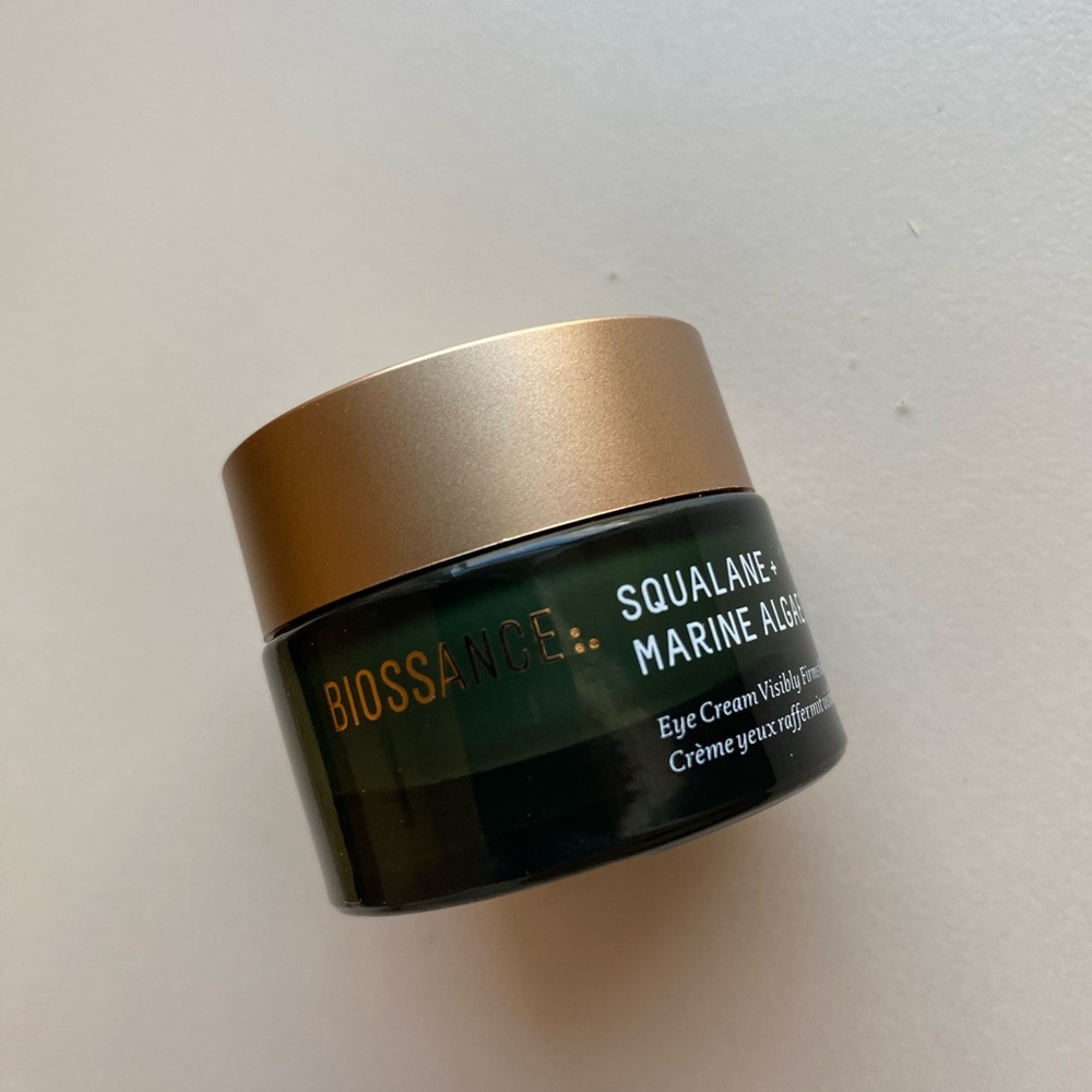 Biossance Squalane + Marine Algae Eye Cream - Gold and Green